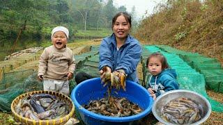 A 60-day journey of catching fish, digging potatoes, making kimchi to sell at the market