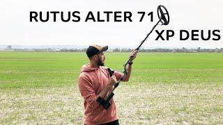 Тест коп металошукача Rutus Alter 71 vs XP Deus / Обзор металлоискателя Рутус Альтер 71