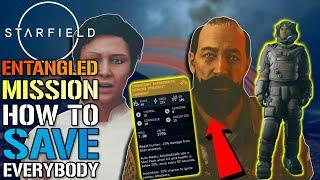 Starfield: Entangled Mission BEST Result! How To Save EVERYONE & Get The Legendary Nishina Spacesuit