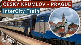 TRIP REPORT | Cesky Krumlov to Prague | IC Jižní Expres | Direct InterCity train | 1st class