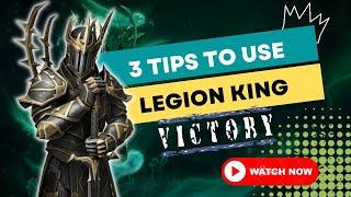 yeah🫡 My first 1vs3 with the legion king  || useful tips for Level 6 KOTL || Shadow Fight Arena