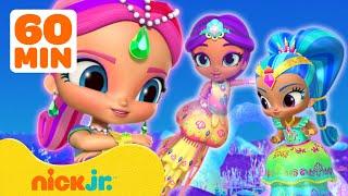 Shimmer and Shine's Mermaid Adventures! ‍️ w/ Leah and Arabella | 1 Hour Compilation | Nick Jr.