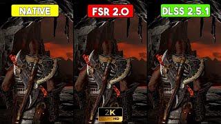 GOD OF WAR: FSR 2.0 vs. DLSS 2.5.1 vs. NATIVE 1440p | RTX 3060Ti