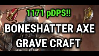 (PoE 3.24) Grave Crafting an INSANE 1171pDPS Axe for Boneshatter! (HCSSF)