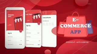 E-COMMERCE APP - Ionic 5 UI - Ep 7 - Login, Signup & OTP Screens