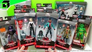 Marvel Legends SPIDER-MAN INTO THE SPIDER-VERSE (Complete set BAF Stiltman) UNBOXING and REVIEW!!!