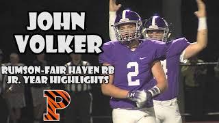 John Volker | Rumson-Fair Haven RB | Princeton Commit | Jr. Year Highlights