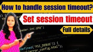 How to handle session timeout in Laravel 11? How to set session timeout in Laravel? #nodejs #reactjs