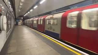 FAST Victoria Line train arriving into Euston! 