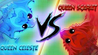 Mope.io Livestream - LEGENDARY FIGHT BETWEEN QUEENS! | QUEEN CELESTE VS QUEEN SCARLET