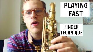   How To Play Saxophone Fast! | Finger Technique Tips | Todd Schefflin 