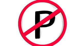 How to Draw NO PARKING SIGN