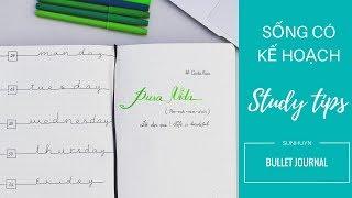 QUẢN LÝ BẢN THÂN HIỆU QUẢ VỚI BULLET JOURNAL  Back to school  Bullet journal beginner