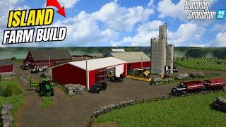 Building The Ultimate Farm on a Island | Farming Simulator 22