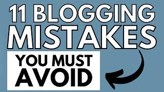 Blogging Mistakes for Beginners to AVOID I What I Wish I Knew Before Starting My Blog