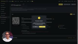 Binance - API Keys - Creating API keys for Binance