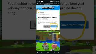 minecraftga account ochish oson tez  (minecraft uzbekcha minecraft)