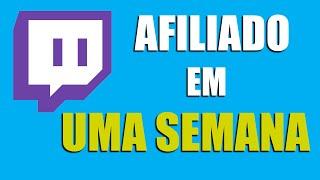 COMO MONETIZAR E SE TORNAR AFILIADO NA TWITCH EM APENAS UMA SEMANA NO SEU CANAL