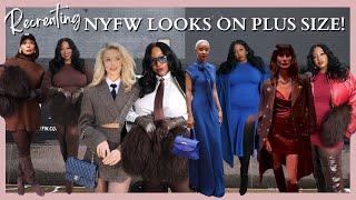 Recreating NYFW Looks On My Plus Size Body Using Pinterest & Instagram | Plus Size Style Inspo