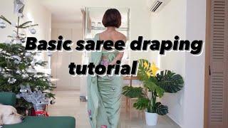 Basic Saree Drape Tutorial | Isha Borah