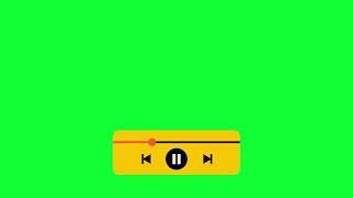 music player | green screen ( play musica, fundo verde)