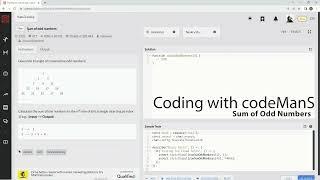 Codewars 7 kyu Sum of Odd Numbers JavaScript