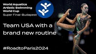 #RoadtoParis2024 -  Team USA  present a brand new Acrobatic routine
