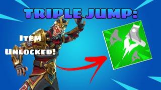 How To Triple Jump In Fortnite Save the World ⬆️ ( How to Get Soaring Mantis Team Perk)