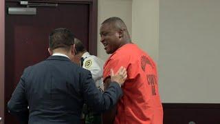 Convicted child molester laughs after life-in-prison sentence
