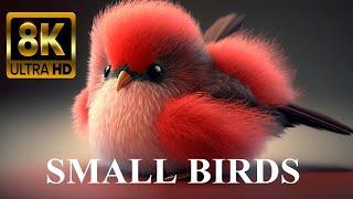 Small BIRDS 8K ULTRA HD with Names and Sounds