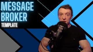 Message Broker template (Microservices with .NET 6.0) - FeedR episode #8