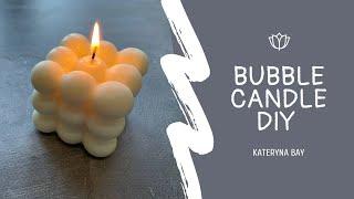 Bubble Candle DIY I How to make the perfect bubble candle