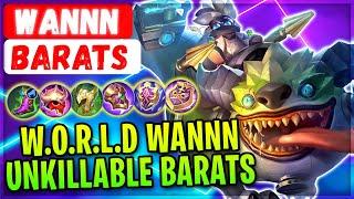 W.O.R.L.D Wannn Unkillable Barats [ WORLD WANNN Barats ] Mobile Legends Gameplay And Build.