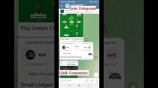 top best telegram channel dream11 prediction #dream11