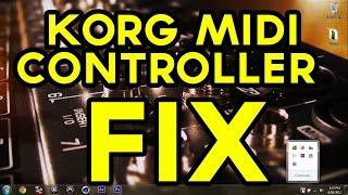 Problem Fix: Korg nanoKontrol2 USB MIDI device not connecting to Windows 7, ProTools or Reaper