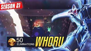 KOREAN GENJI  'WhoRu' 50 ELIMINATIONS (Overwatch Gameplay) [S21 TOP 500]