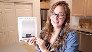 Digital Kitchen Scale Review | Multifunction with Large Panel 22 lb 10 kg, Food Scale with 1g