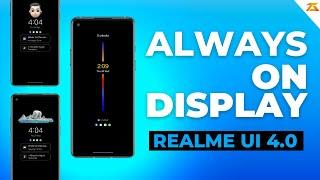 Realme UI 4.0 Always On Display Customization Features ft. realme GT 2 | AOD Tips & Tricks OMG 