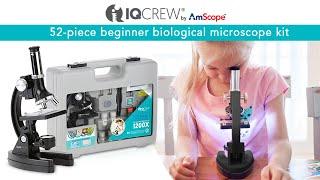 AmScope's 52 Piece Kid's Microscope Kit