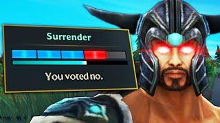 One of the Greatest Tryndamere Comebacks You'll Ever Watch... (NEVER SURRENDER)