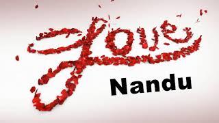 I Love You Nandu, Nandu Name Status,#Nandu