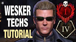 TUTORIAL WESKER - UROBEND, REBOUND, HUG TECH, SKY WESKER | Dead by Daylight