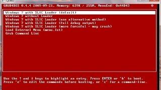 How to solve GRUB4DOS ERROR in any window