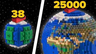 LEGO Earth in Different Scales | Comparison