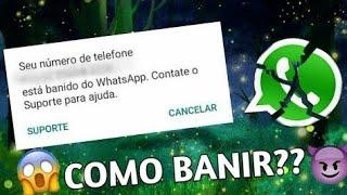 COMO BANIR QUALQUER NUMERO DO WHATSAPP!! METODO 2024