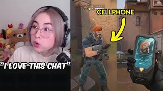 Kyedae Reacts To New Cosmetic Update In Valorant (Cellphone!)