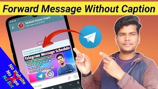 How to remove telegram file forward name |  Forward message in Telegram without forwarded tag 2021