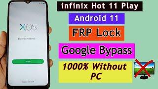infinix Hot 11 Play FRP Bypass Android 11 | Google Bypass | Remove Google Lock Without PC