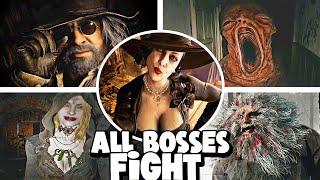 ALL BOSSES FIGHT - RESIDENT EVIL 8/VILLAGE (WITH CUTSCENES) [HD]