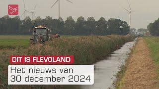 Dit is Flevoland van maandag 30 december 2024 | Omroep Flevoland